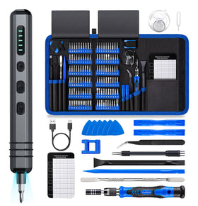 UnaMela mini electric screwdriver for precise fasteners in electronics