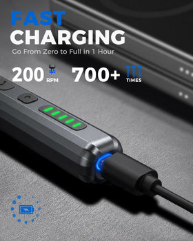 UnaMela Type-C charging for quick cordless screwdriver recharges