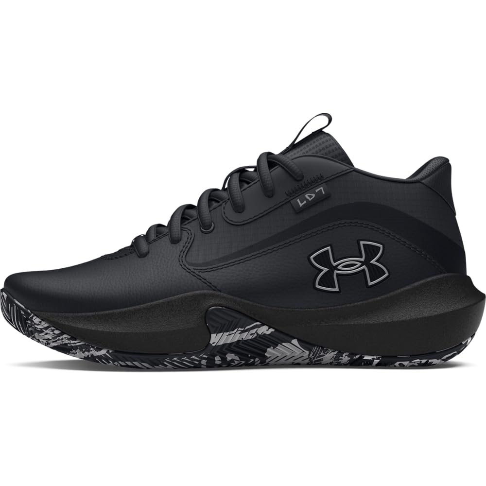 Under Armour Lockdown 7 kids outsole tread for reliable gym and playground grip