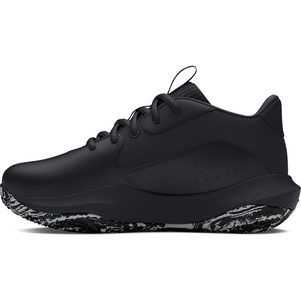 Under Armour Preschool Lockdown 7 front view demonstrates durable, kid-friendly construction for active play.
