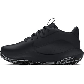 Under Armour Preschool Lockdown 7 front view demonstrates durable, kid-friendly construction for active play.