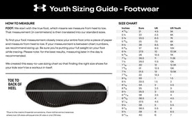 Under Armour Unisex Pre School Lockdown 7 back view showing stability for classroom and playground use.