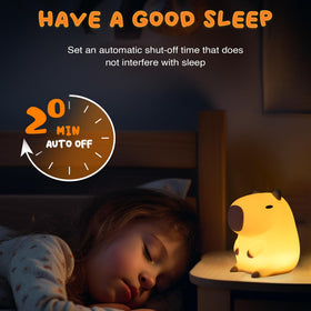 UNEEDE capybara night light dimmable brightness for cozy evenings