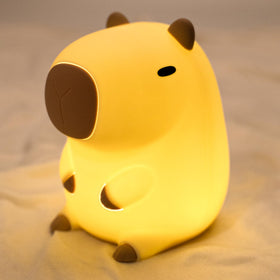 UNEEDE cute capybara night light front view for gentle ambient glow