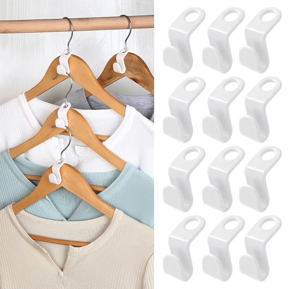 UNEFCYC space-saving hanger connector hook for streamlined closet organization.