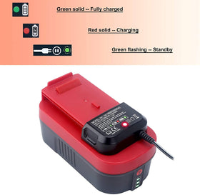 UNGINO charger supports a broad range of Black &amp; Decker NiCad and NiMh packs.