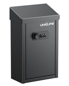 Uniclife key drop box exterior with wall mount for secure drop-offs