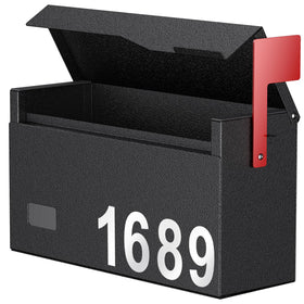 Uniclife outdoor wallbox top opening for quick mail drops
