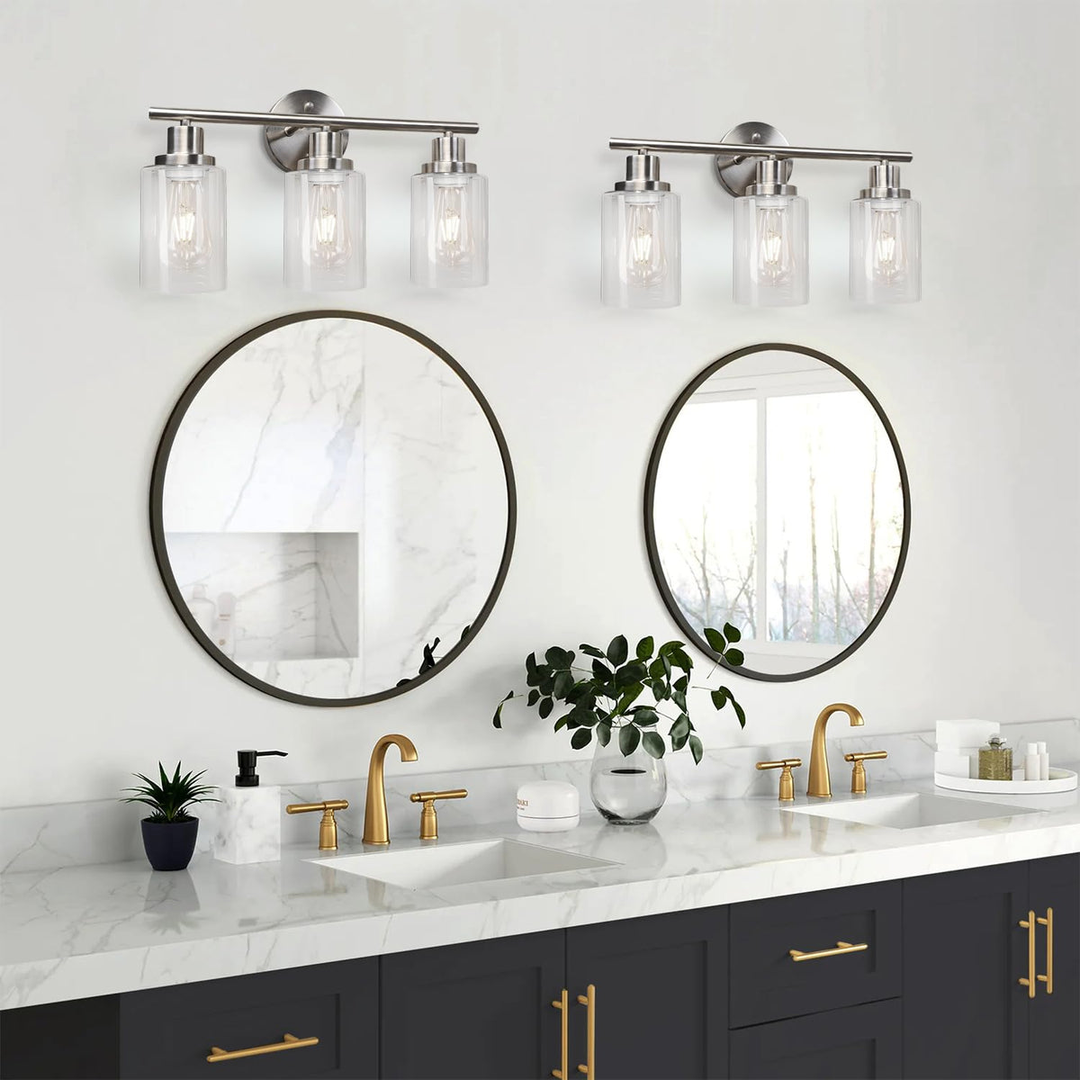 Unicozin dressing table light adds gentle glow for mornings.