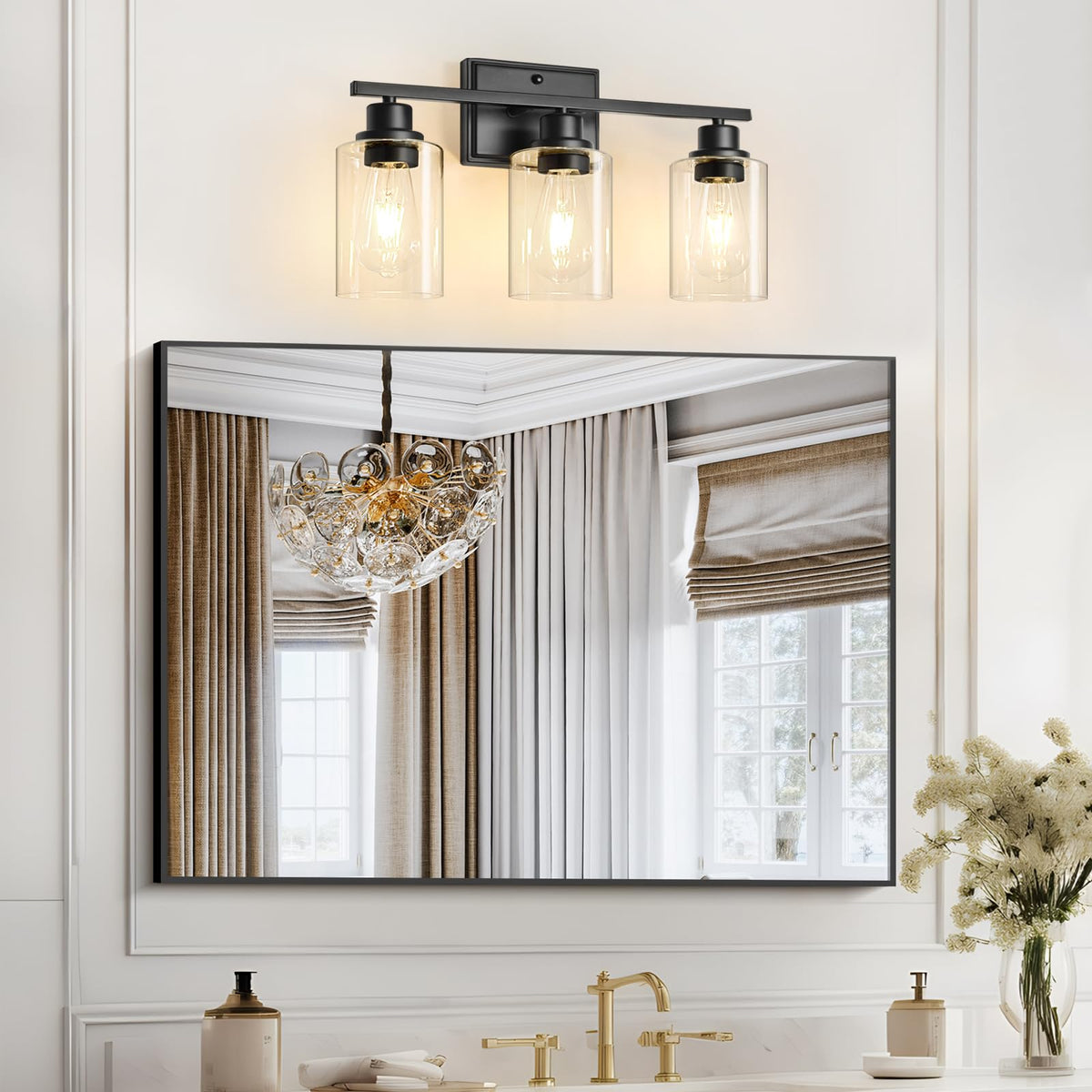 Unicozin clear glass shades deliver crisp illumination with modern style.