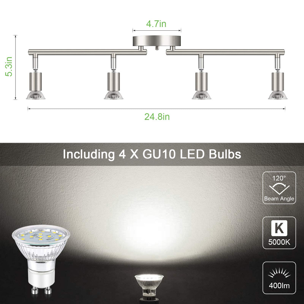 Unicozin 4W LED bulbs provide bright daylight-like output