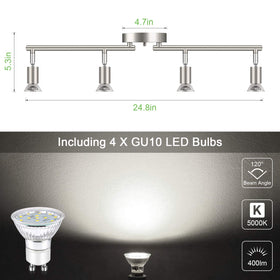 Unicozin 4W LED bulbs provide bright daylight-like output