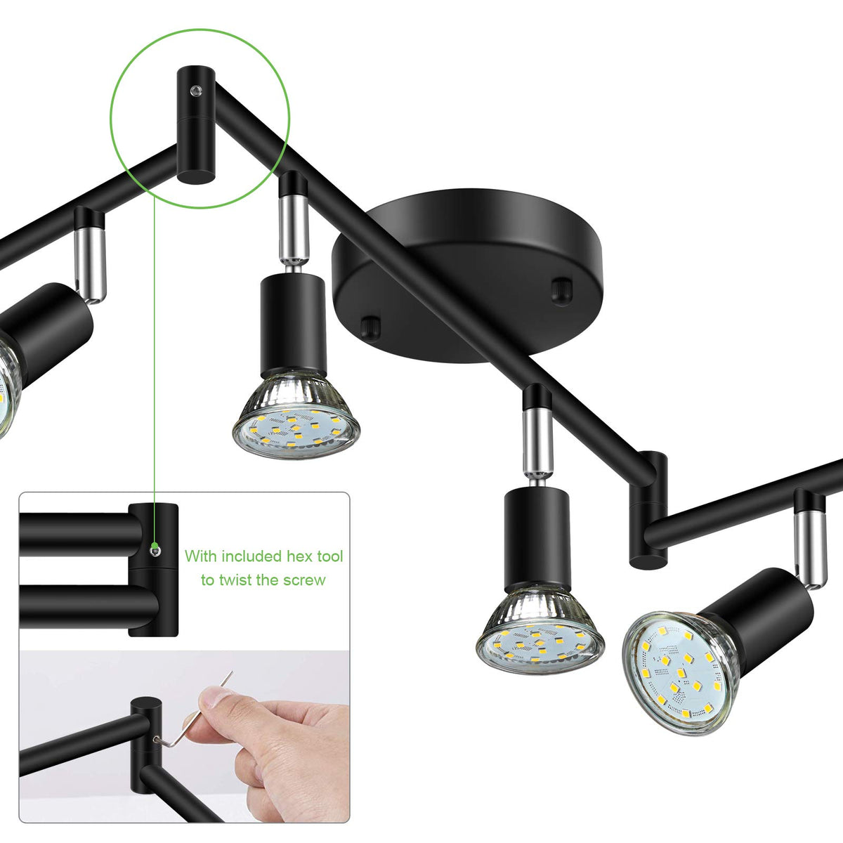 Unicozin kit in a kitchen setup demonstrating task lighting
