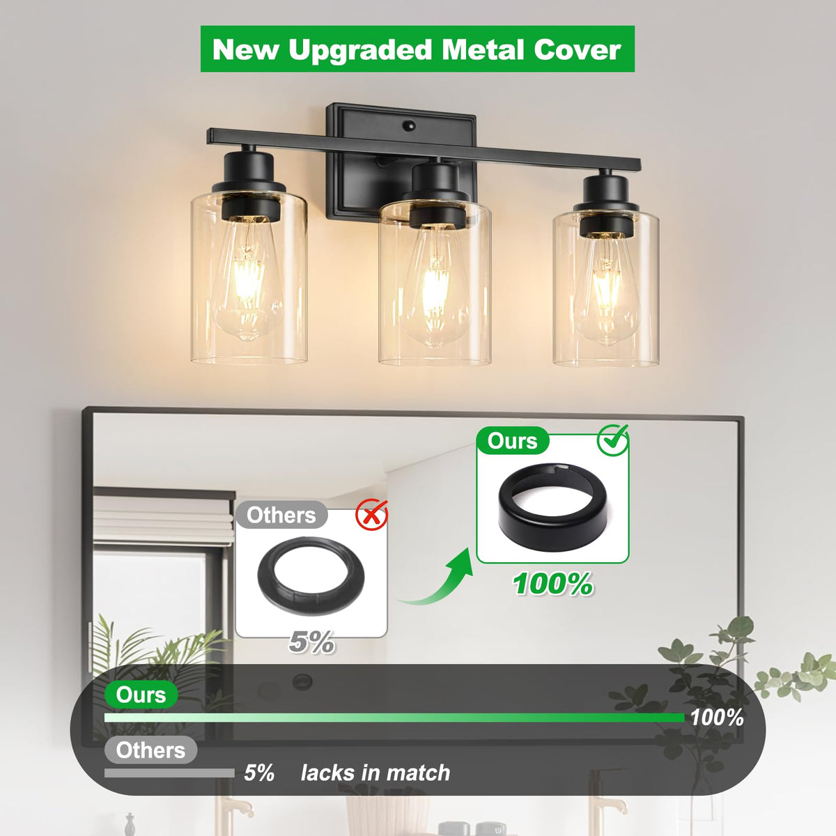 Unicozin light fixture offers up-down mounting for flexible decor options.
