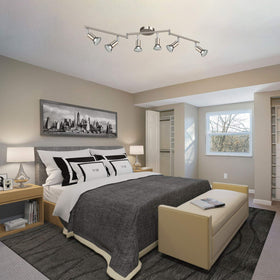Unicozin matte nickel finish complements modern interiors on ceilings.