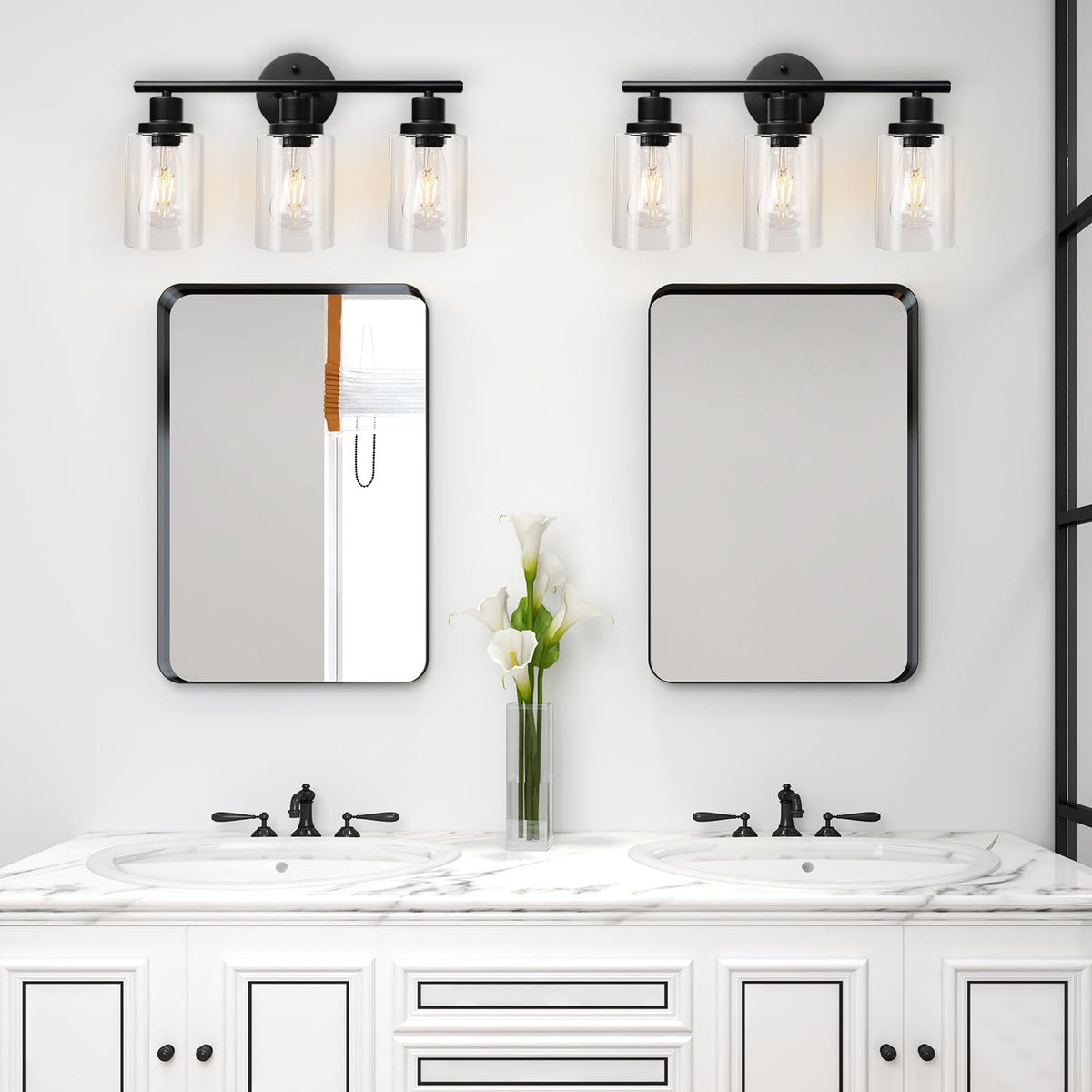 Unicozin mirror-lit hallway light guiding evening steps