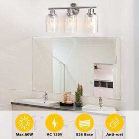 Unicozin modern bathroom sconce comes with simple installation.