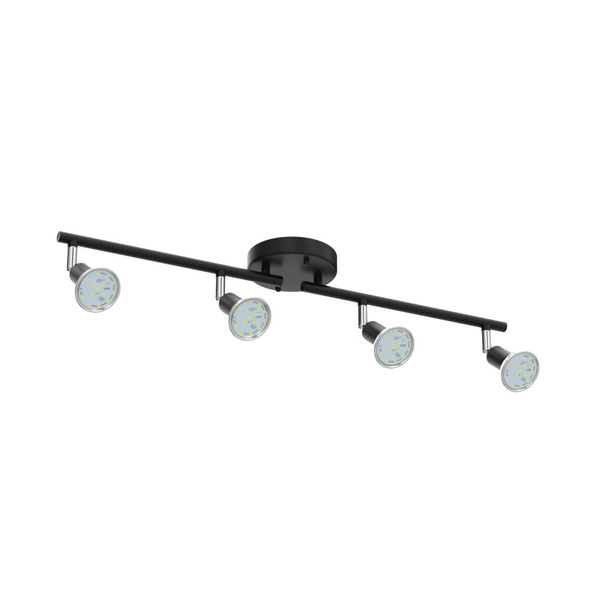 Unicozin rotatable heads enable flexible spotlighting on artwork or countertops.