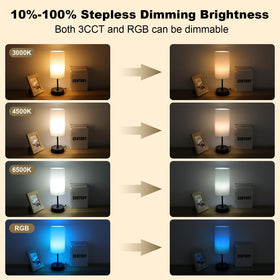 Unicozin table lamp 3CCT options for warm to cool ambiance.