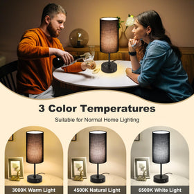 Unicozin table lamp showing 3CCT and RGB modes for versatile scenes.