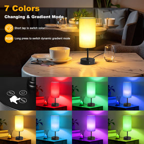 Unicozin lamp showcasing 7 RGB colors for mood lighting.