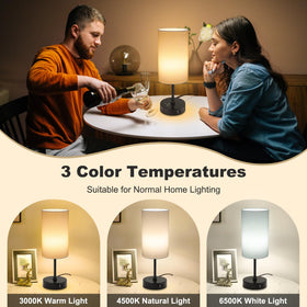 Unicozin touch-control base enables easy brightness and color adjustments at your bedside.