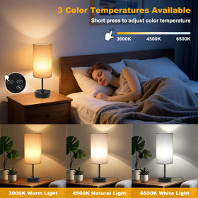 Unicozin lamp featuring touch control for quick brightness and color changes.
