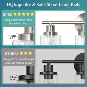Unicozin vanity light with up-down mounting offers versatile lighting.
