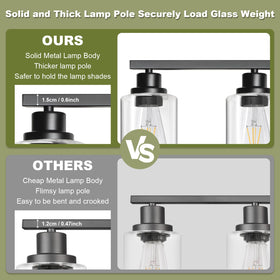Unicozin vanity light with up-down mounting offers versatile placement above mirrors or cabinets.