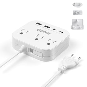 Unidapt built-in USB-C cable for easy charging on the go.