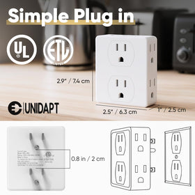 Unidapt UL-listed safety features and fire-proof shell close-up