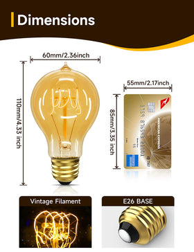 UNILAMP Edison bulbs ideal for restaurants and cafes with ambient lighting.