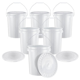 United Solutions 5-gallon bucket with snap-on lid for secure storage