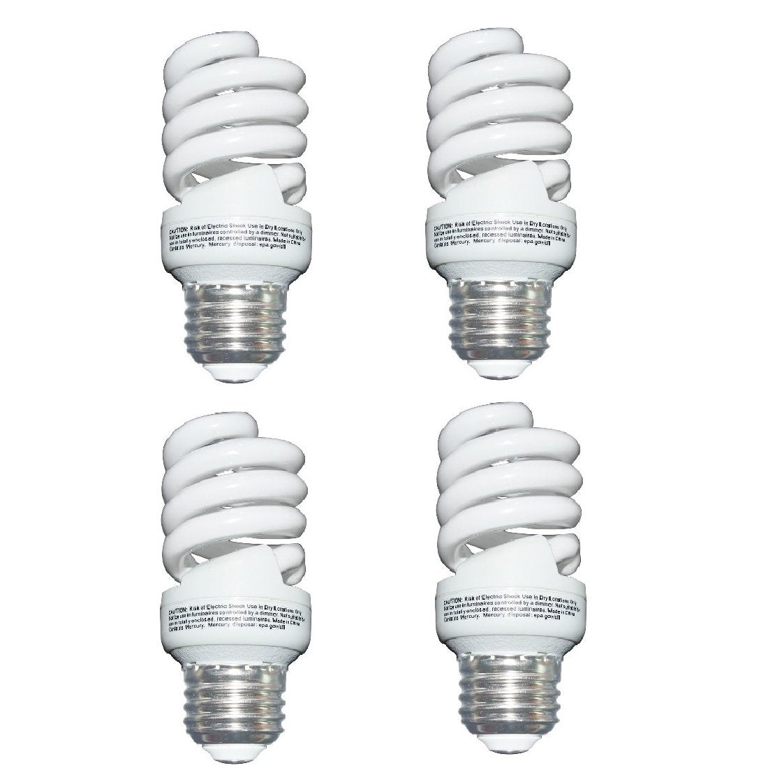 UNITEDLUX 13W CFL spiral bulb soft white 2700K 1040LM for cozy spaces