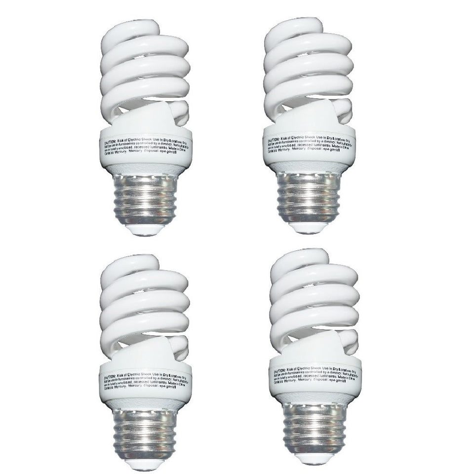 UNITEDLUX 13W CFL spiral bulb soft white 2700K 1040LM for cozy spaces