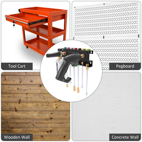 UNITEDPOWER garage organization solution frees space and simplifies tool access