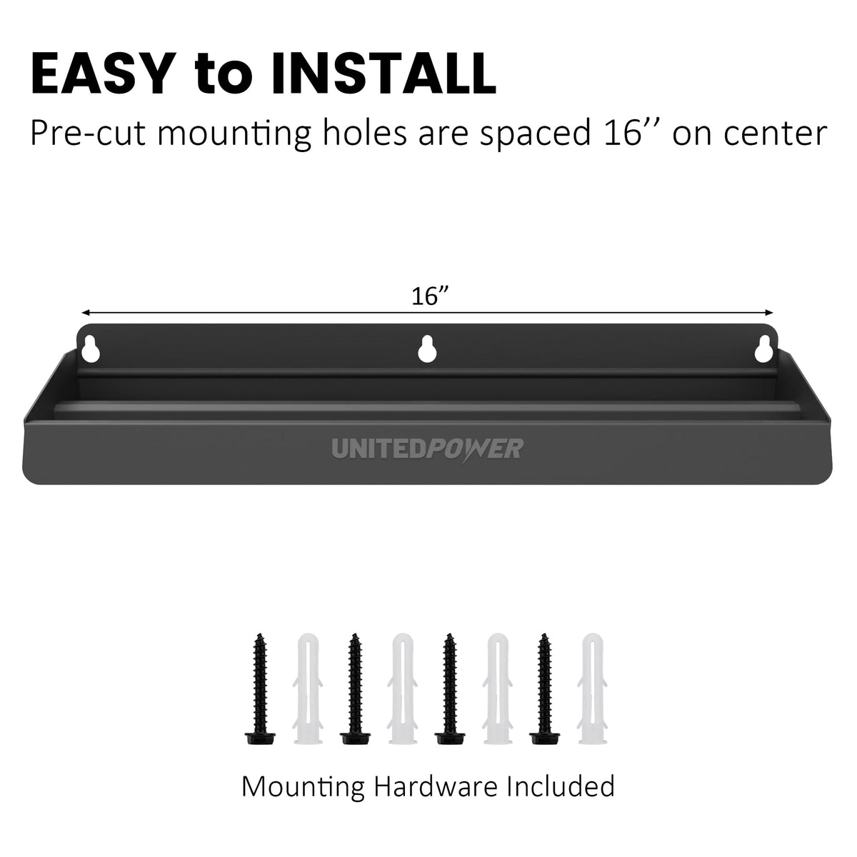 UNITEDPOWER Hammer Holder durable metal finish resists wear in busy garages.