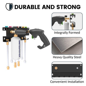UNITEDPOWER nozzle tip storage helps you locate tips at a glance during washes