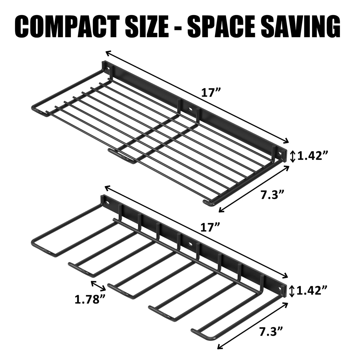 UNITEDPOWER power tool organizer shelf keeps chargers and batteries neatly organized