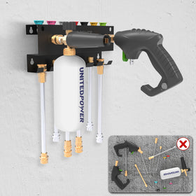 UNITEDPOWER wand extension holder neatly stores extensions for versatile cleaning