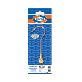 Uniweld MTF-5 Cap'n Hook shows heat wraparound for even heating on copper runs.