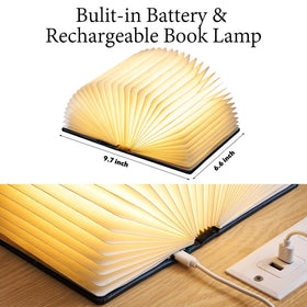 Uniwolk BookLamp 5-color lights create customizable ambience.