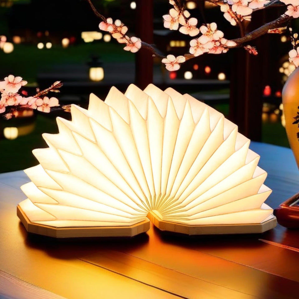 Uniwolk Paper Lamp origami fold showcases a versatile lantern design for cozy spaces.