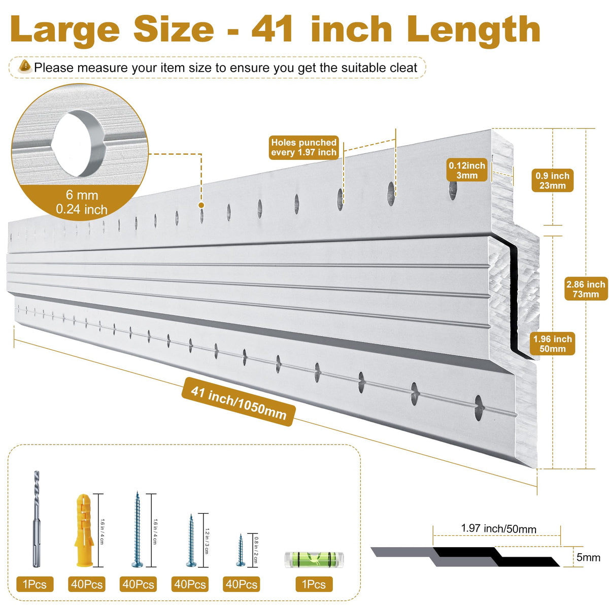 Unlumm setup demonstrates 500 lb capacity for mirrors and cabinets.