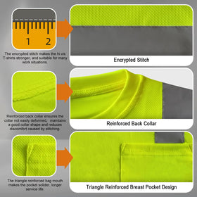 Uno Mejor shirt chest pocket detail for phone and small tools