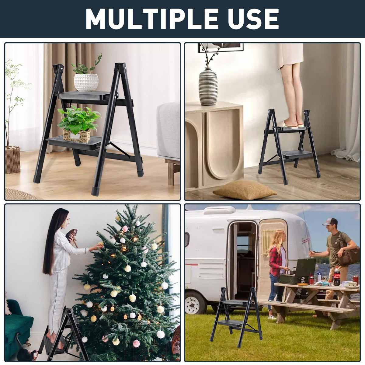 Lightweight design of the Uoisihur ladder for portable use.