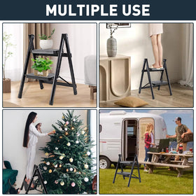 Lightweight design of the Uoisihur ladder for portable use.