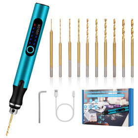 Uolor 3-speed cordless mini drill pen for precise jewelry and craft works