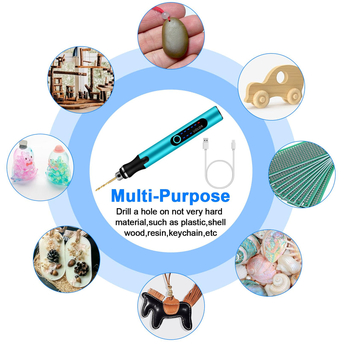 Uolor gift-ready craft tool package for beginners and enthusiasts