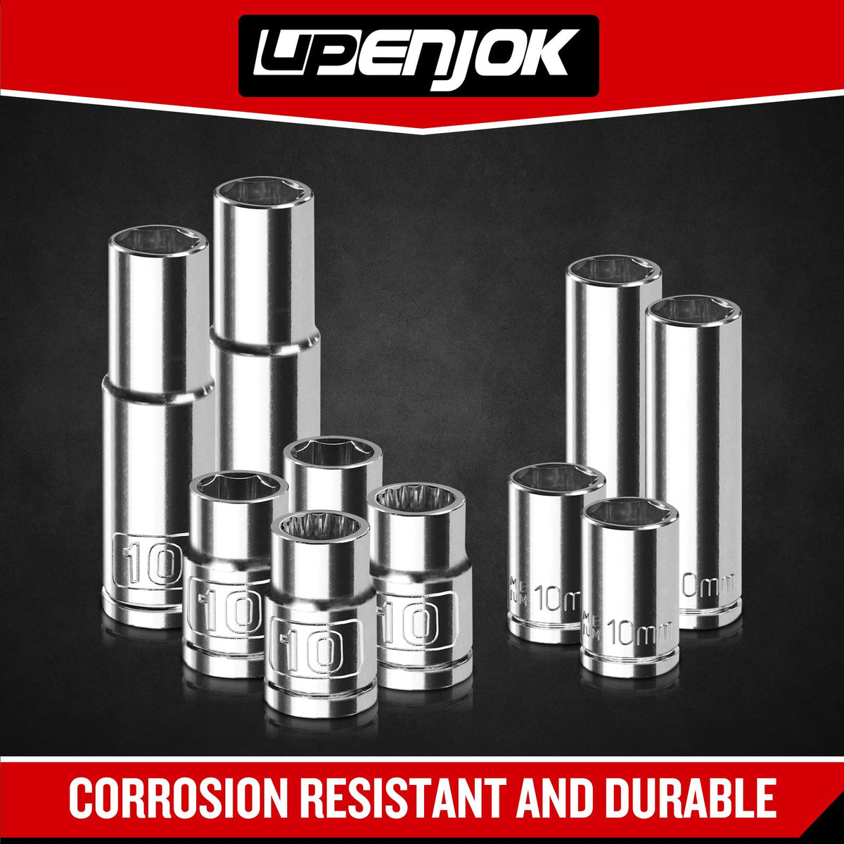 Upenjok mirror finish sockets look professional and resist corrosion.